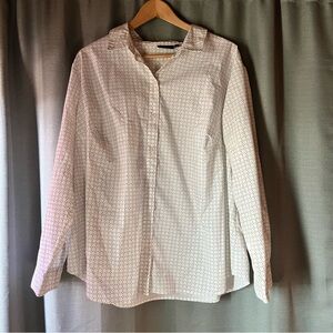 Apt. 9 White Button Down Shirt
